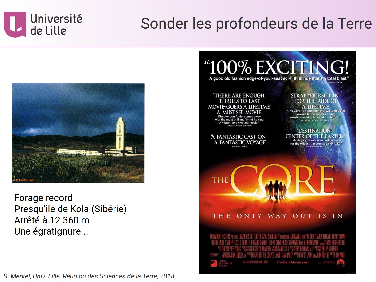 Sonder les profondeurs de la Terre